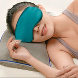 Silk Sleep Mask USB Heated Eye Heating Mask Hot Steam Compress Eyes Cover Sleeping Silk Electrical Temperature Control Blindfold