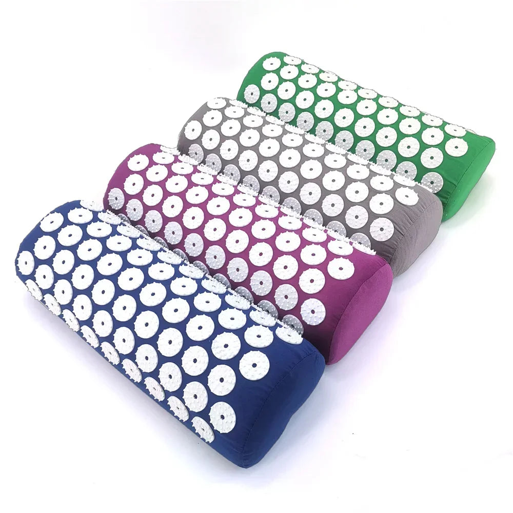 Ensemble De Coussin Et Oreiller D'Acupression, Masseur, Yoga, Dos, Corps, Pointes, Polymères D'Acupuncture