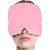 Masque De Sommeil Gel Glace Maux De Tête Soulagement De La Migraine Chapeau Confortable Thérapie Chaude Et Froide Masque Pour Les Yeux Masque Pour Les Yeux Ombre Patch Pour Les Yeux Femmes Hommes