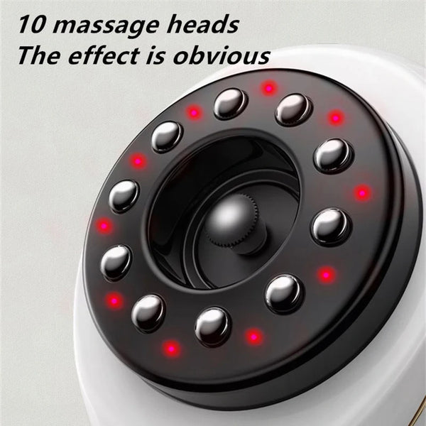 Maison Électrique Guasha Grattage Massage Ventouses Corps Masseur Canettes Sous Vide Ventouse Chauffage Gros Brûleur Anti-Cellulite Masseur