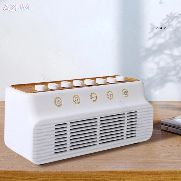 8 Natural Sounds Baby White Noise Sleep Machine Wireless Bluetooth-Compatible Speaker Portable Music Box Bedroom Sleep Aids Tool