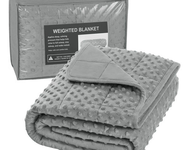 Weighted Blanket for Kids Teenagers Double Sided Heavy Blanket Reduce Stress Relaxation Therapeutic Sleeping Blanket