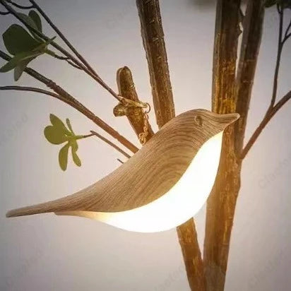 Créatif Nouveau Led Pie Voiture Lumières Décoratives Chambre Chevet Oiseau Veilleuse Atmosphère Lampes Décoratives