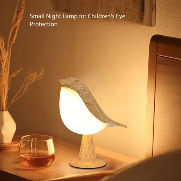 Créatif Nouveau Led Pie Voiture Lumières Décoratives Chambre Chevet Oiseau Veilleuse Atmosphère Lampes Décoratives