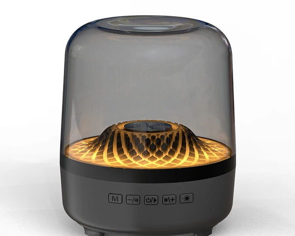 Glaze 5 Caisson De Basses Bluetooth 5.3 Audio Lampe Respiratoire Haut-Parleurs Hi-Fi Acoustique Sans Fil Barre De Son Haut-Parleur Portable Pour Home Cinéma