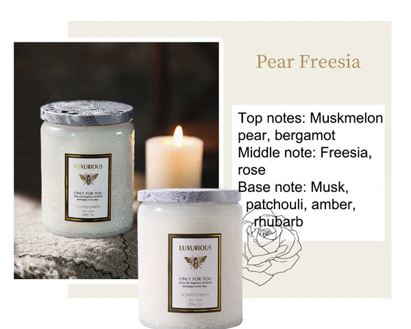 7 OZ Jar Scented Candle, Natural Soy Candle, Serenity Aromatic Candles, Home Decorative Scented Candles Gift for Friends