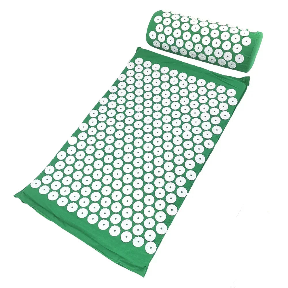 Ensemble De Coussin Et Oreiller D'Acupression, Masseur, Yoga, Dos, Corps, Pointes, Polymères D'Acupuncture