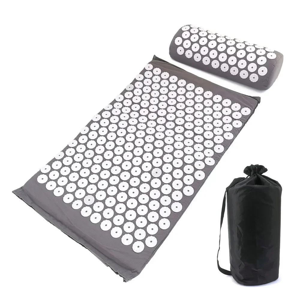 Ensemble De Coussin Et Oreiller D'Acupression, Masseur, Yoga, Dos, Corps, Pointes, Polymères D'Acupuncture