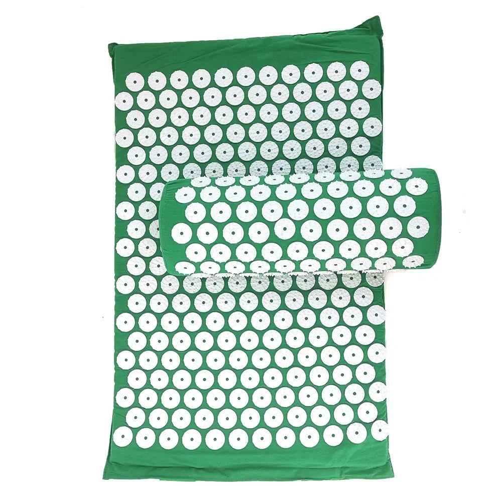 Ensemble De Coussin Et Oreiller D'Acupression, Masseur, Yoga, Dos, Corps, Pointes, Polymères D'Acupuncture