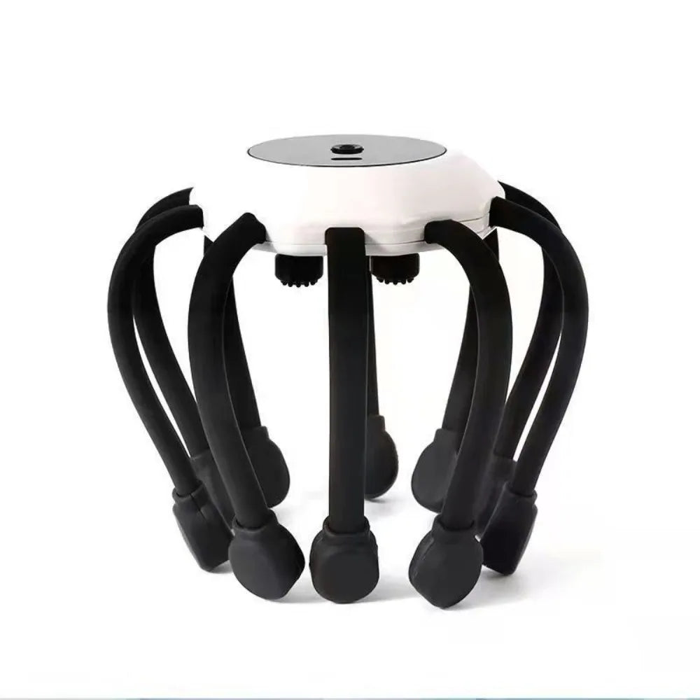 Masseur À Huit Griffes De Poulpe, Chargeur USB, Coussin Thérapeutique À Gratter, Masseur De Tête Électrique, Masseur De Cuir Chevelu Électrique Thérapeutique