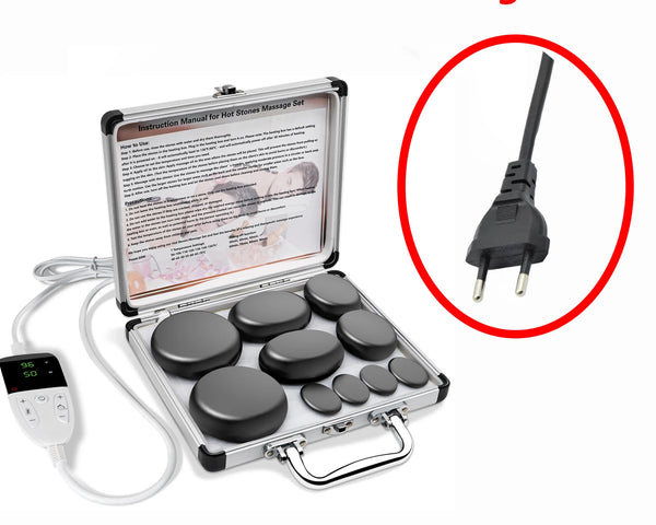 Ensemble De Massage En Pierre Chaude Avec Réglage De La Température-Ensemble De Massage En Pierre Chaude Avec Chauffage, Outil De Massage Spa Professionnel-Pour Le Cou,