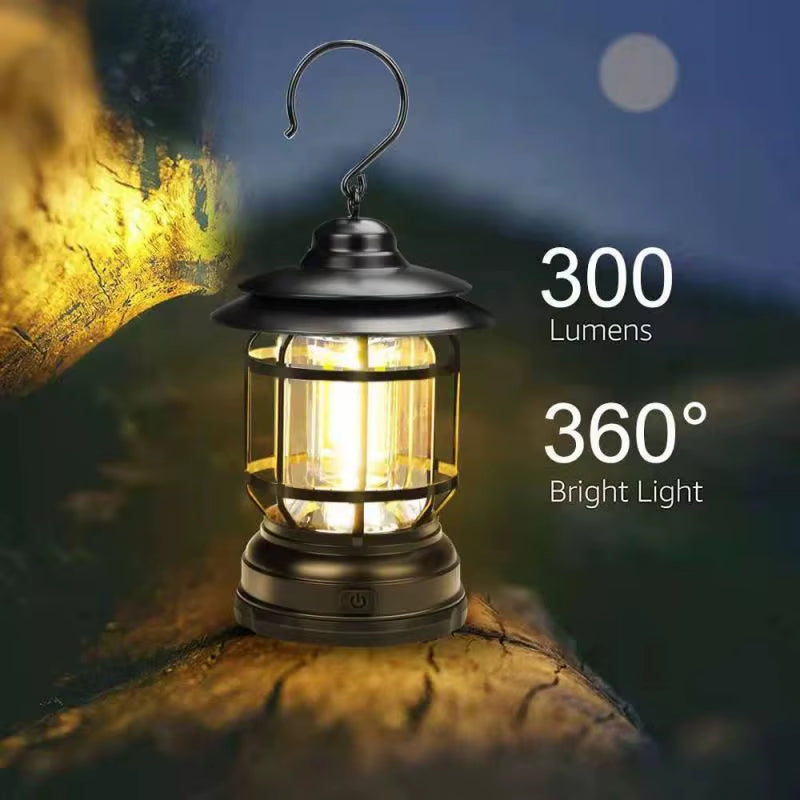Customizable Retro Portable Camping Light