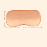 Silk Sleep Mask USB Heated Eye Heating Mask Hot Steam Compress Eyes Cover Sleeping Silk Electrical Temperature Control Blindfold
